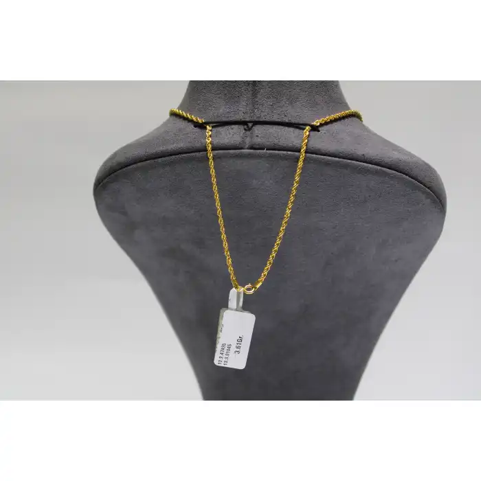 14 Ayar Altın Halat Modeli Zincir Kolye 3.61 GR 60 CM