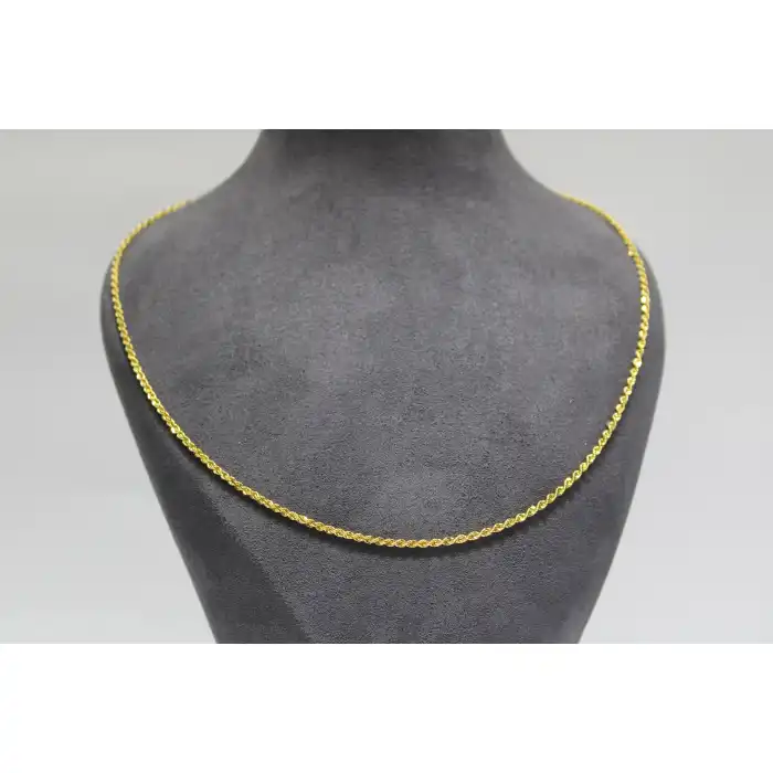 14 Ayar Altın Halat Modeli Zincir Kolye 3.63 GR 65 CM