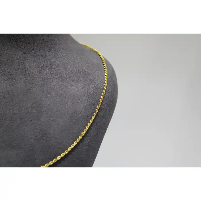 14 Ayar Altın Halat Modeli Zincir Kolye 3.63 GR 65 CM