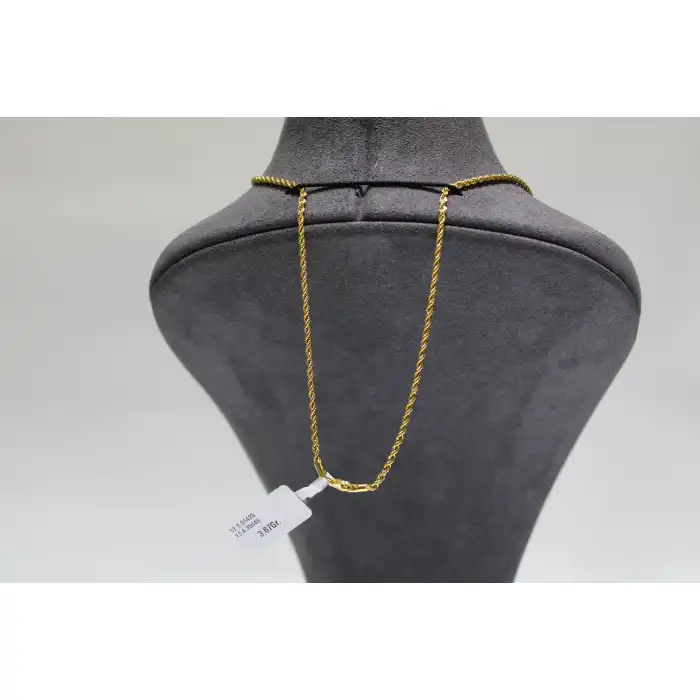 14 Ayar Altın Halat Modeli Zincir Kolye 3.67 GR