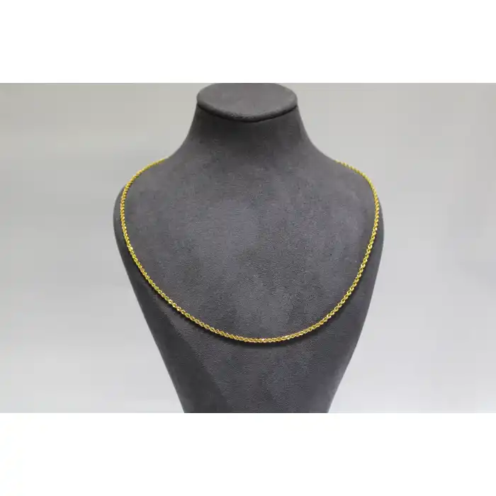 14 Ayar Altın Halat Modeli Zincir Kolye 3.67 GR