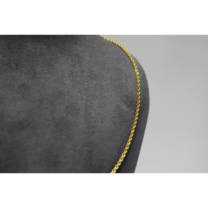 14 Ayar Altın Halat Modeli Zincir Kolye 3.69 GR 70 CM