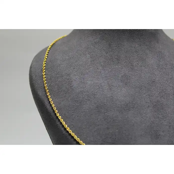 14 Ayar Altın Halat Modeli Zincir Kolye 3.69 GR 70 CM