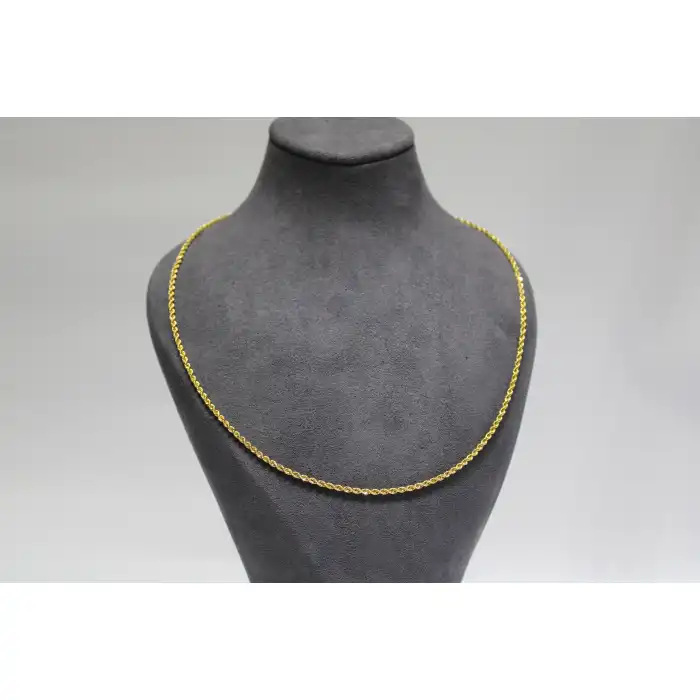 14 Ayar Altın Halat Modeli Zincir Kolye 3.69 GR 70 CM