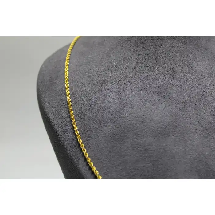 14 Ayar Altın Halat Modeli Zincir Kolye 3.90 GR 65 CM