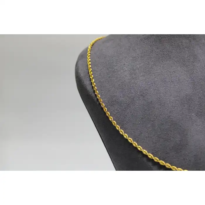 14 Ayar Altın Halat Modeli Zincir Kolye 4.04 GR 50 CM