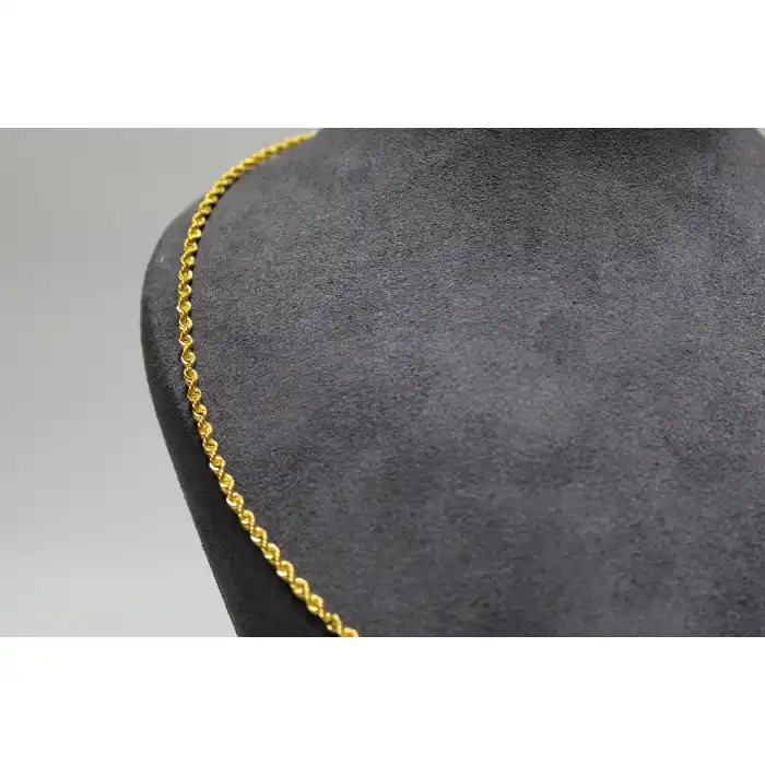 14 Ayar Altın Halat Modeli Zincir Kolye 4.26 GR 60 CM ZNC2186