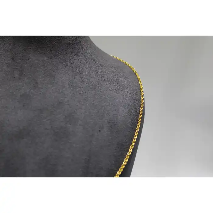 14 Ayar Altın Halat Modeli Zincir Kolye 4.27 GR