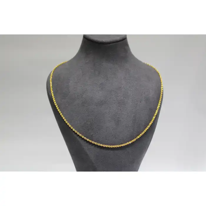 14 Ayar Altın Halat Modeli Zincir Kolye 4.27 GR