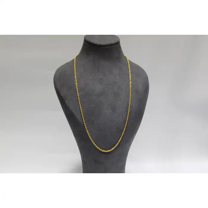 14 Ayar Altın Halat Modeli Zincir Kolye 4.27 GR