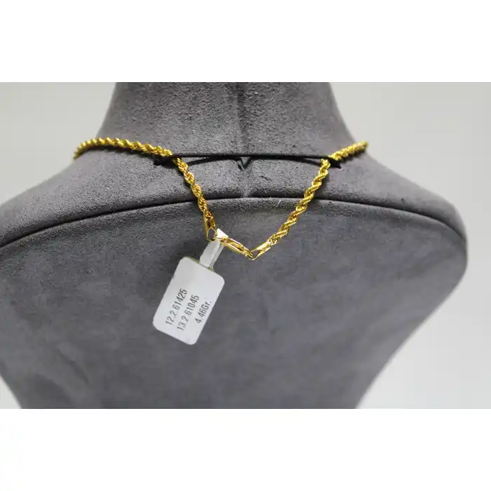 14 Ayar Altın Halat Modeli Zincir Kolye 4.46 GR 55 CM ZNC1964