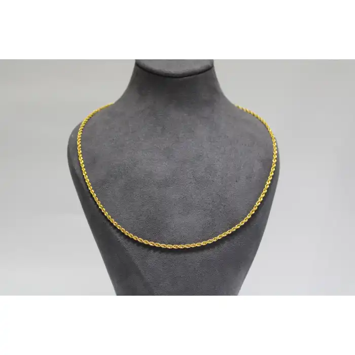 14 Ayar Altın Halat Modeli Zincir Kolye 4.46 GR 55 CM ZNC1964