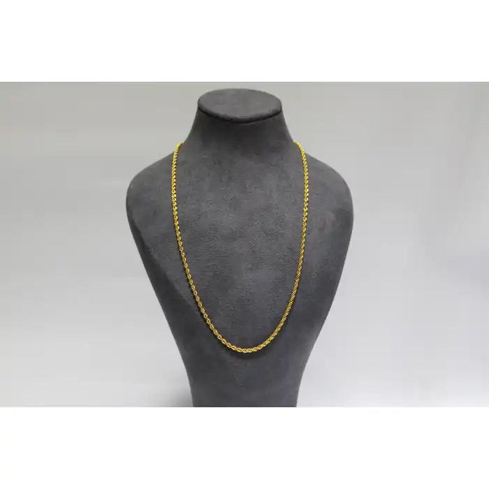 14 Ayar Altın Halat Modeli Zincir Kolye 4.46 GR 55 CM ZNC1964