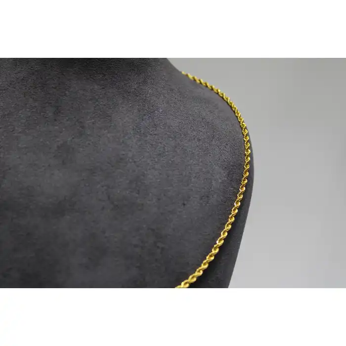 14 Ayar Altın Halat Modeli Zincir Kolye 4.46 GR 55 CM ZNC1964