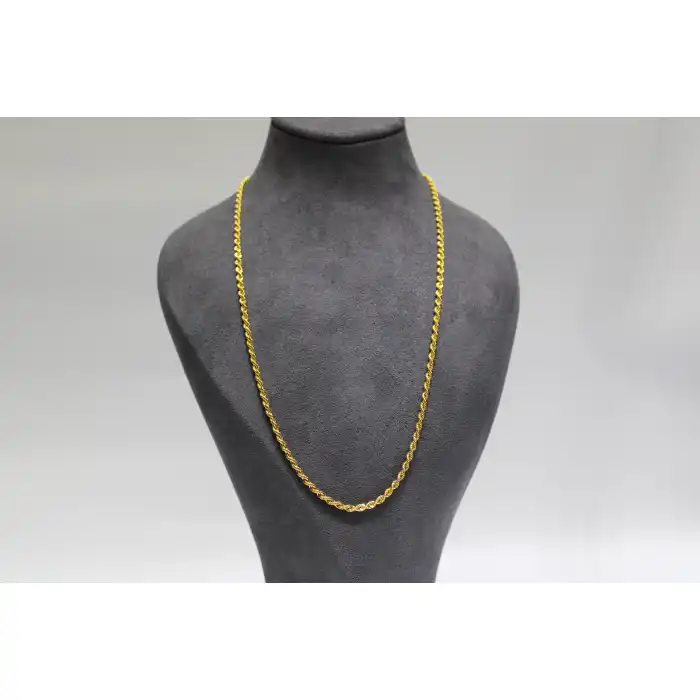 14 Ayar Altın Halat Modeli Zincir Kolye 4.53 GR 60 CM ZNC2189