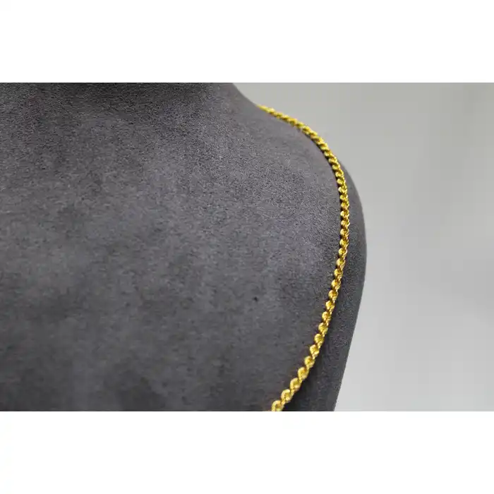 14 Ayar Altın Halat Modeli Zincir Kolye 4.53 GR 60 CM ZNC2189