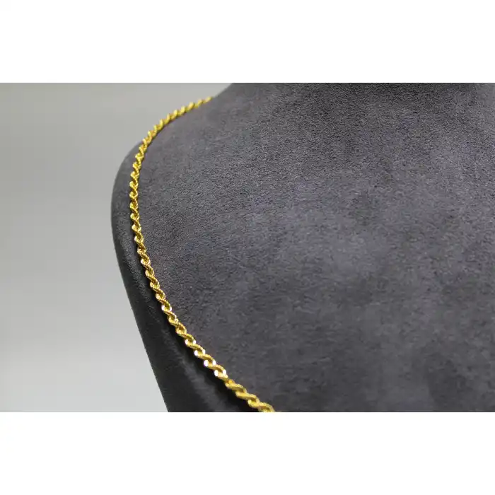 14 Ayar Altın Halat Modeli Zincir Kolye 4.53 GR 60 CM ZNC2189