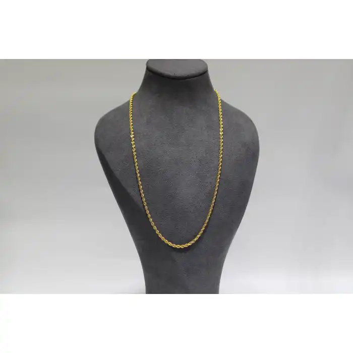 14 Ayar Altın Halat Modeli Zincir Kolye 4.56 GR 60 CM ZNC21983