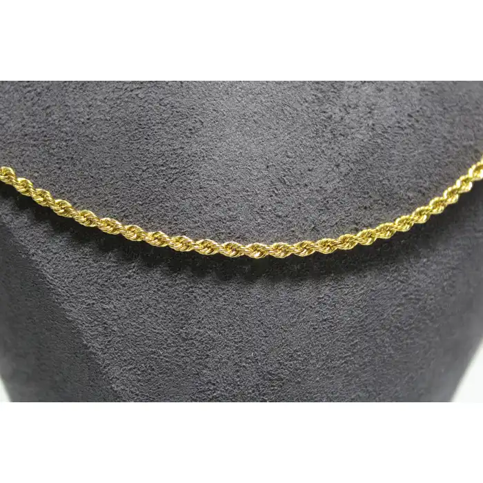 14 Ayar Altın Halat Modeli Zincir Kolye 4.56 GR 60 CM ZNC21983