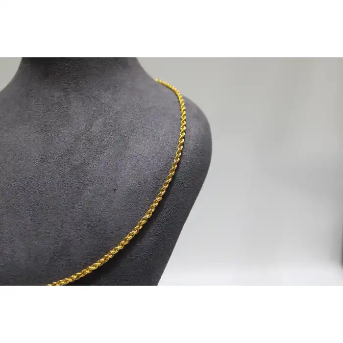 14 Ayar Altın Halat Modeli Zincir Kolye 4.80 GR 60CM ZNC1735