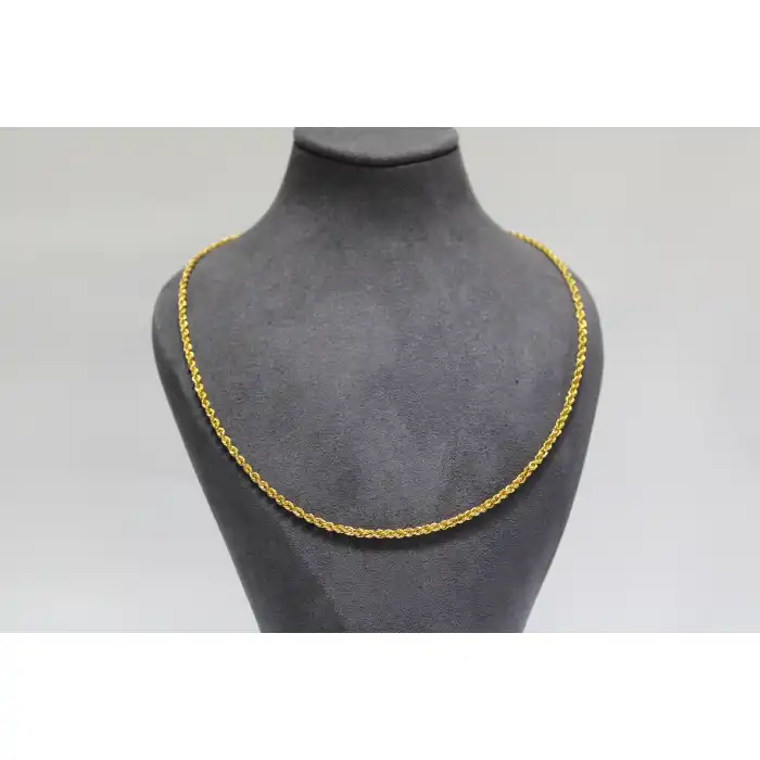 14 Ayar Altın Halat Modeli Zincir Kolye 4.80 GR 60CM ZNC1735