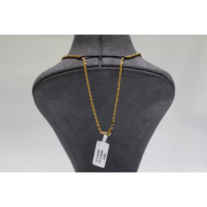 14 Ayar Altın Halat Modeli Zincir Kolye 4.80 GR 60CM ZNC1735