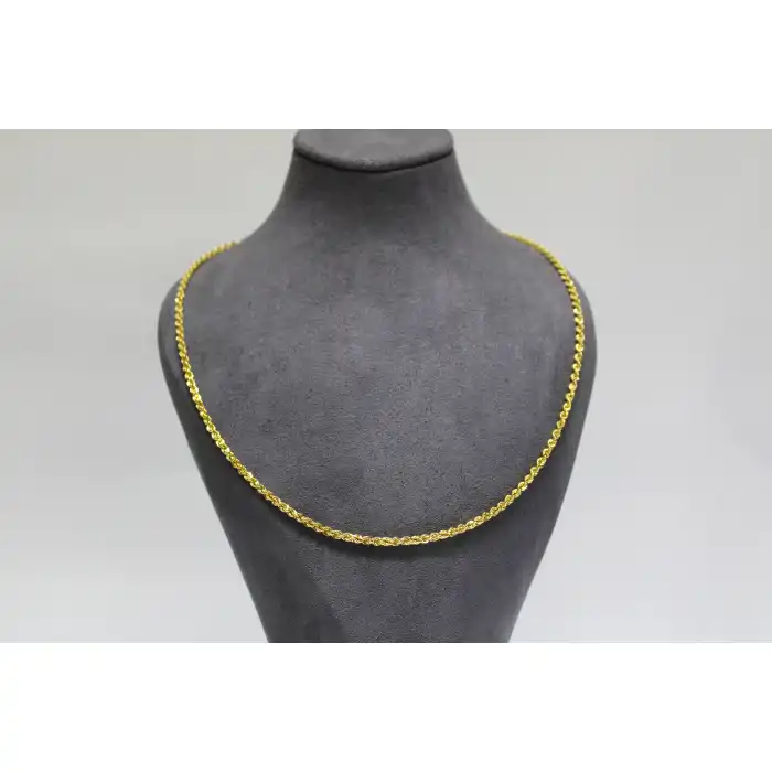 14 Ayar Altın Halat Modeli Zincir Kolye 4.80 GR 65CM ZNC0604