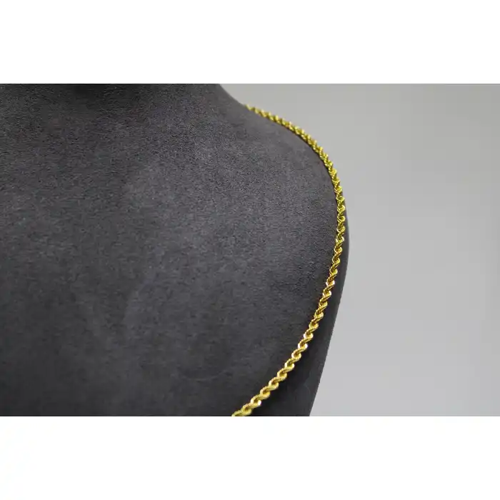 14 Ayar Altın Halat Modeli Zincir Kolye 5.11 GR