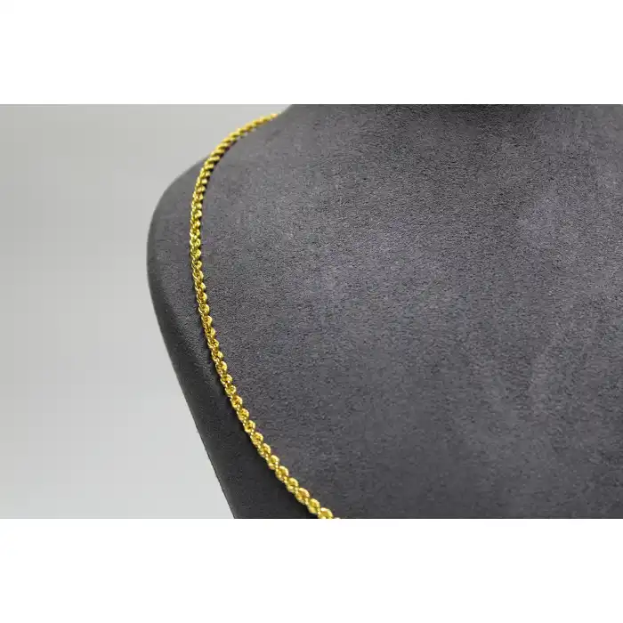 14 Ayar Altın Halat Modeli Zincir Kolye 5.11 GR