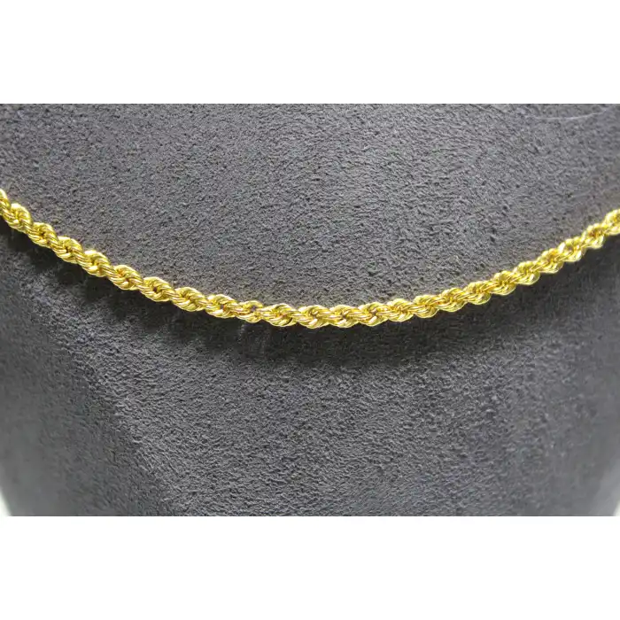 14 Ayar Altın Halat Modeli Zincir Kolye 5.11 GR