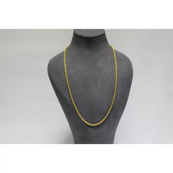 14 Ayar Altın Halat Modeli Zincir Kolye 5.11 GR