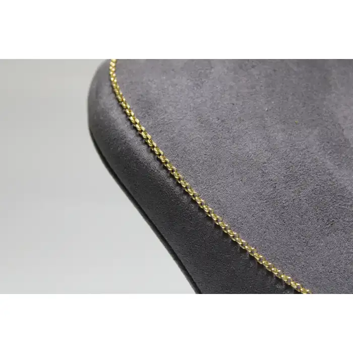 14 Ayar Altın Halkalı Kolye Zincir