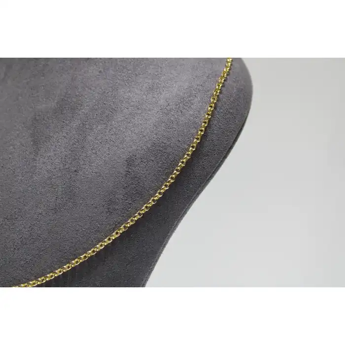 14 Ayar Altın Halkalı Kolye Zincir