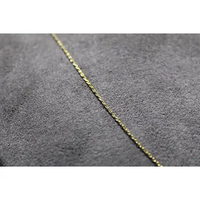 14 Ayar Altın I Harfi Kolye Zinciriyle Beraber