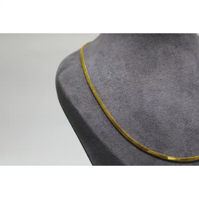 14 Ayar Altın İtalyan Ezme Kolye