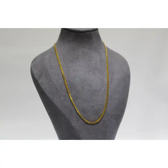 14 Ayar Altın İtalyan Ezme Kolye