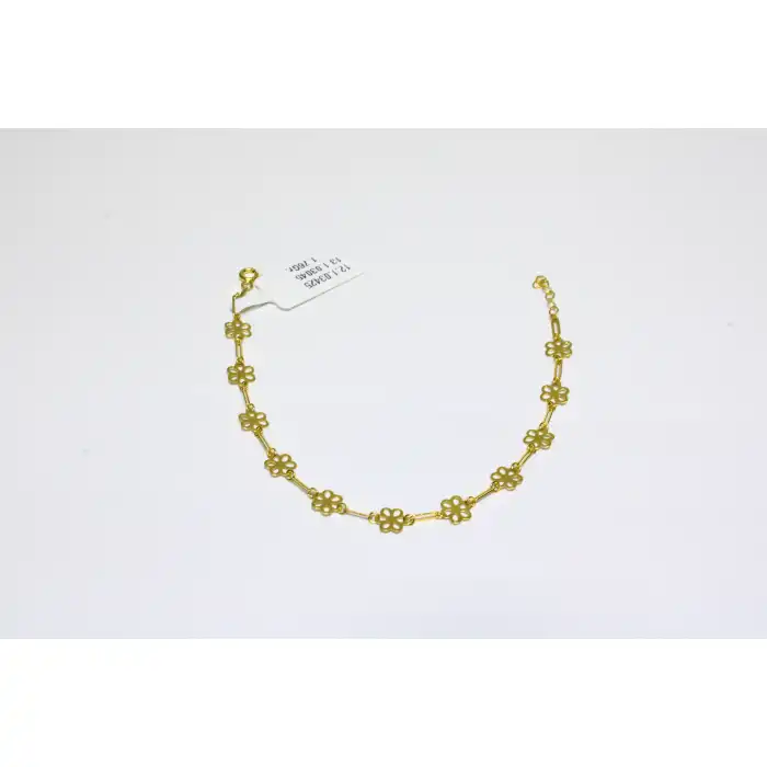 14 Ayar Altın Papatya Modeli Bileklik