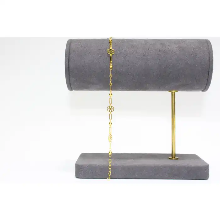 14 Ayar Altın Papatya Modeli Bileklik