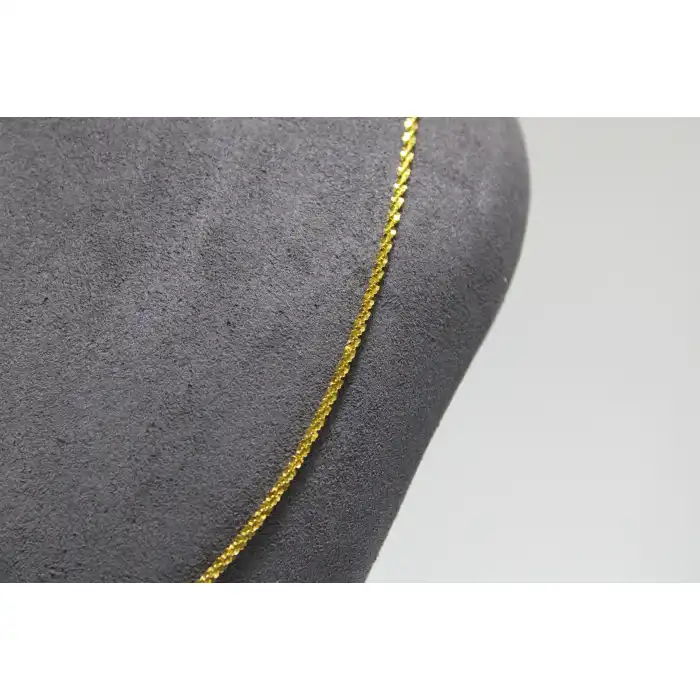 14 Ayar Altın Pullu Kadın Zinciri Kolye