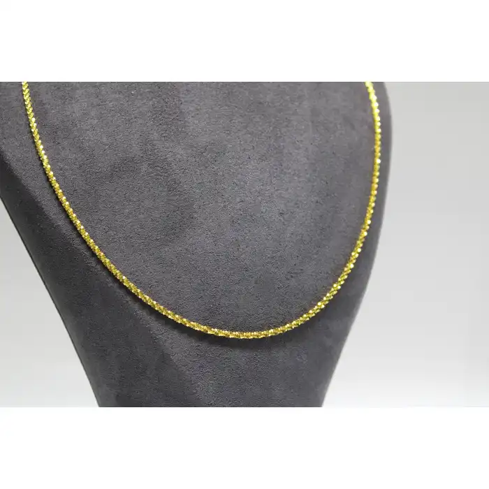 14 Ayar Altın Pullu Kadın Zinciri Kolye