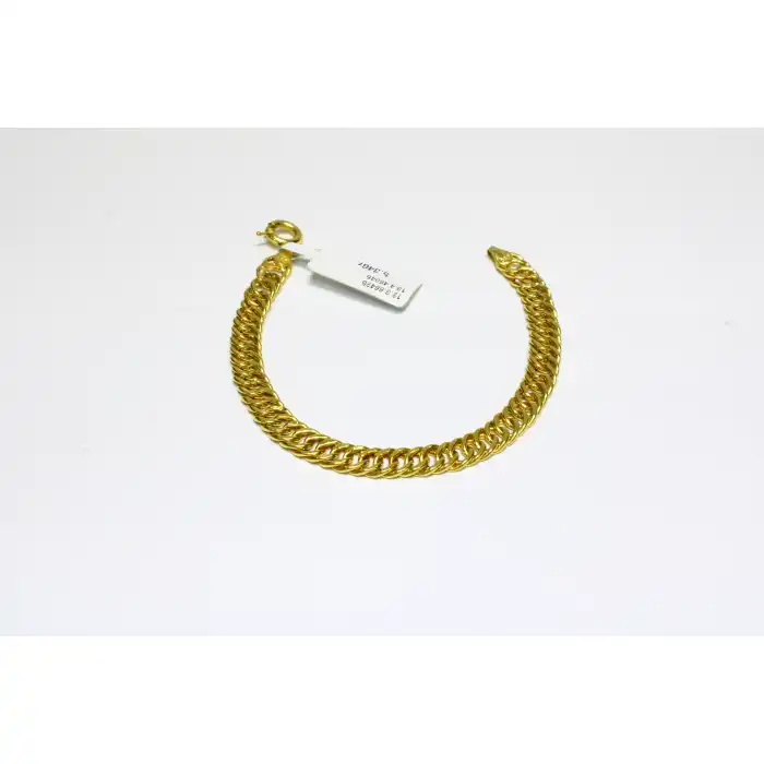 14 Ayar Altın Süzme Bileklik Künye