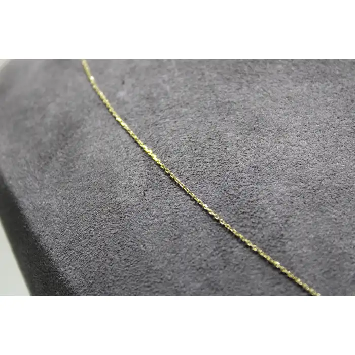 14 Ayar Altın T Harfi Kolye Zinciriyle Beraber