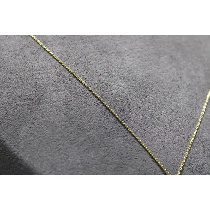 14 Ayar Altın Taşlı Yonca Kolye