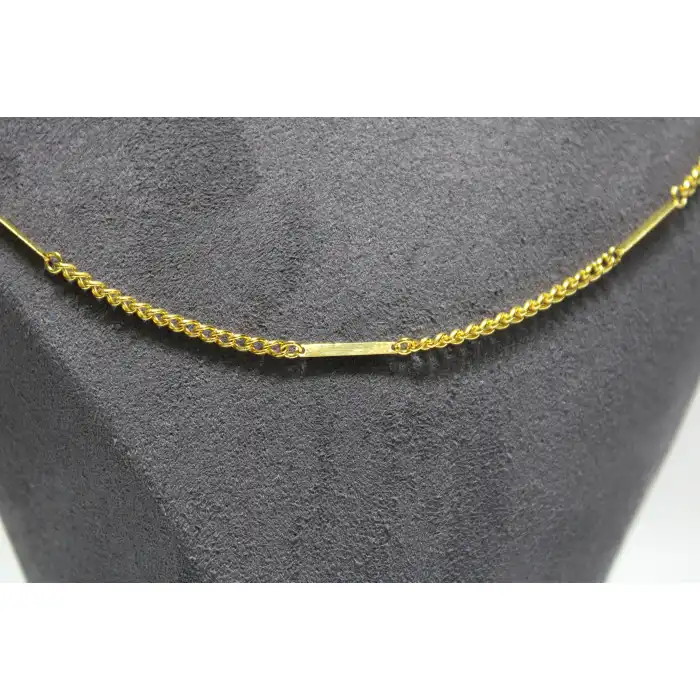 14 Ayar Altın Uzun Zincir Modeli Kolye