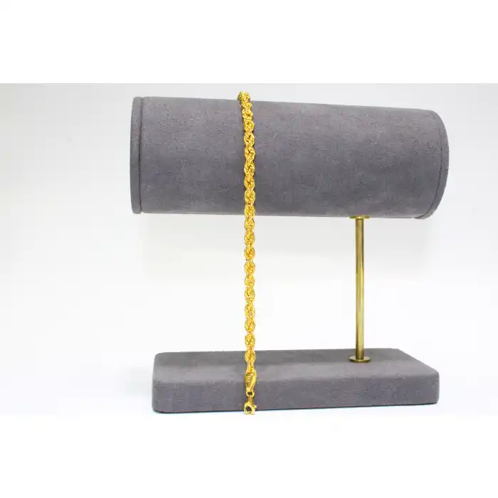 14 Ayar Gerçek Altın Halat Künye