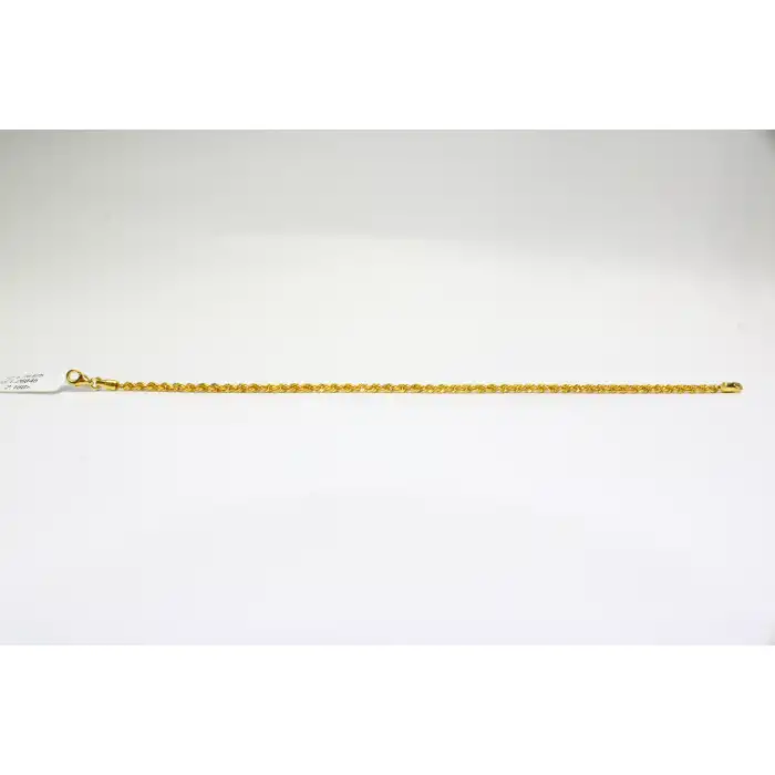 14 Ayar Gerçek Altın Halat Künye