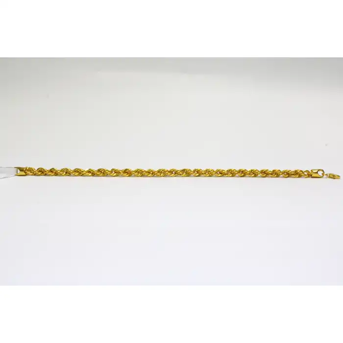 14 Ayar Gerçek Altın Halat Künye