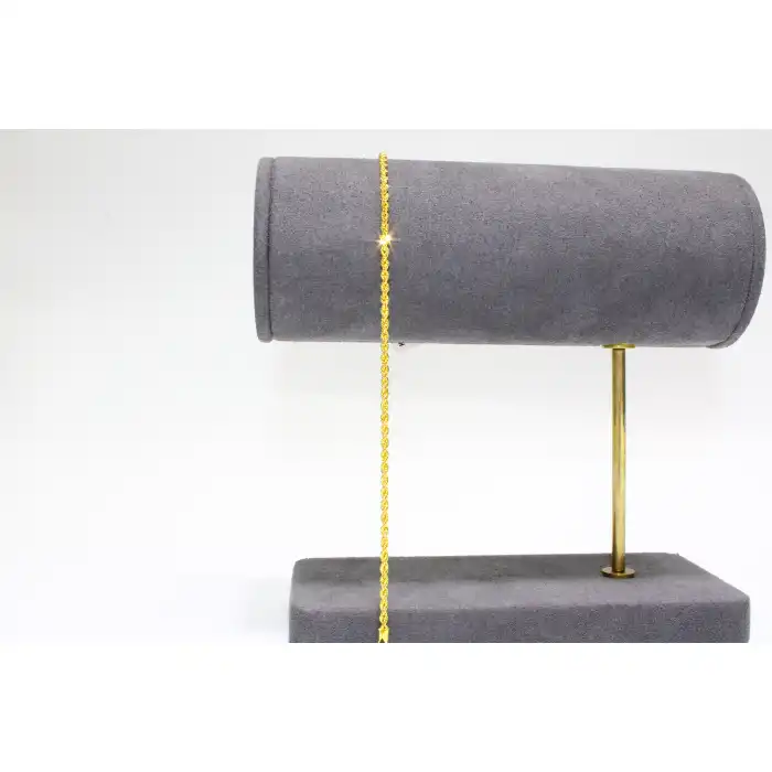 14 Ayar Gerçek Altın Halat Künye