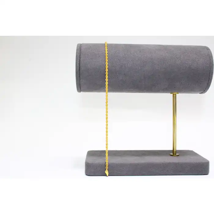 14 Ayar Gerçek Altın Halat Künye KNY4079