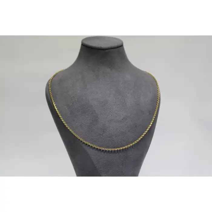 14 Ayar Gerçek Altın Halka Modeli Zincir